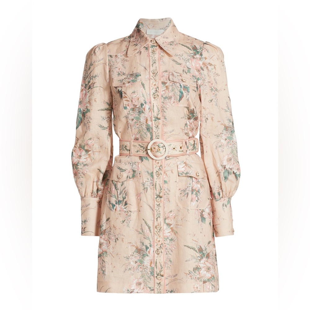 Moonshine Linen Shirtdress